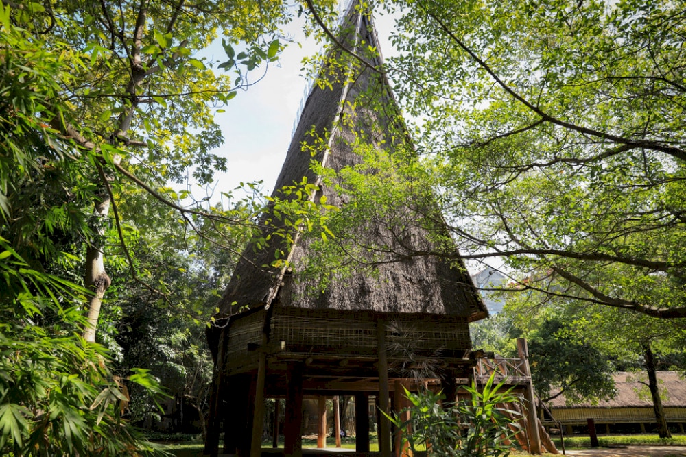 The Rong house of the Ba Na people